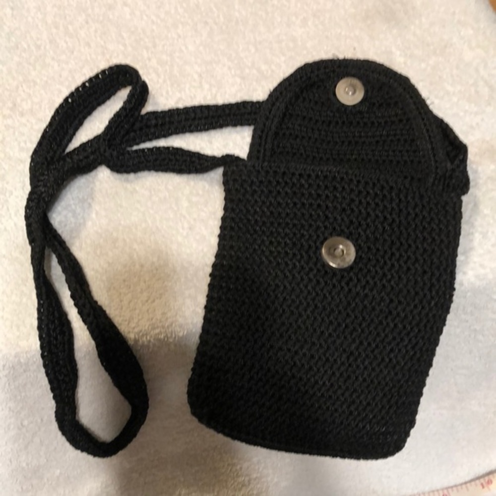 Small Black Giannini Crossbody Bag